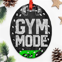 Gym Mode Ornament (oval Filigree) by Store67