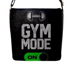 Gym Mode Flap Closure Messenger Bag (l) by Store67