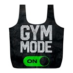 Gym mode Full Print Recycle Bag (L) Front