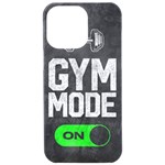 Gym mode iPhone 15 Pro Max Black UV Print Case Front