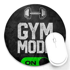 Gym Mode Round Mousepad by Store67