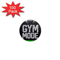 Gym Mode 1  Mini Magnets (100 Pack)  by Store67