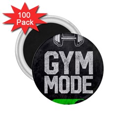 Gym Mode 2 25  Magnets (100 Pack)  by Store67