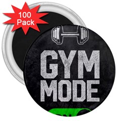 Gym Mode 3  Magnets (100 Pack) by Store67