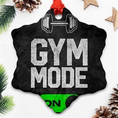 Gym Mode Snowflake Ornament (two Sides)