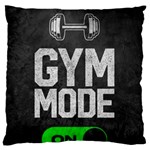 Gym mode Standard Premium Plush Fleece Cushion Case (Two Sides) Front