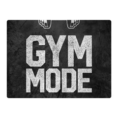 Gym Mode Two Sides Premium Plush Fleece Blanket (mini) by Store67