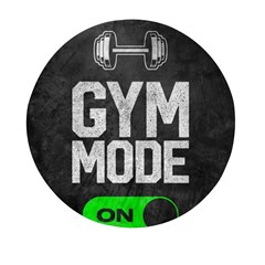 Gym Mode Mini Round Pill Box by Store67