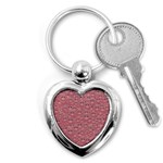 Sweet Emoji Canvas Print Pattern Key Chain (Heart) Front