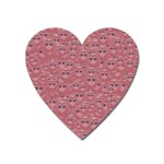 Sweet Emoji Canvas Print Pattern Heart Magnet Front