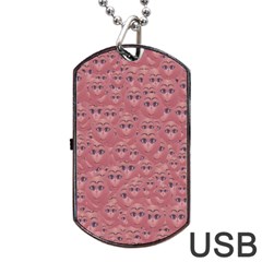 Sweet Emoji Canvas Print Pattern Dog Tag Usb Flash (two Sides) by dflcprintsclothing