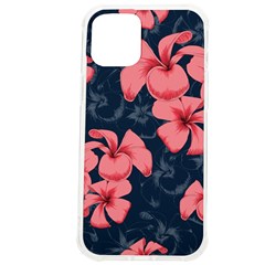 5902244 Pink Blue Illustrated Pattern Flowers Square Pillow Iphone 12 Pro Max Tpu Uv Print Case by BlackRoseStore