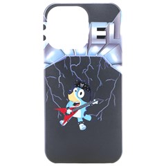 Bluey, Bluey Dad, Bluey Kids, Iphone 15 Pro Max Black Uv Print Pc Hardshell Case by avitendut