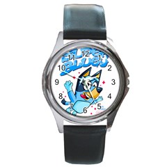 Super Bluey Round Metal Watch by avitendut