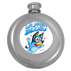 Super Bluey Round Hip Flask (5 Oz) by avitendut