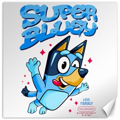 Super Bluey Canvas 12  X 12 