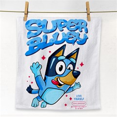 Super Bluey Face Towel