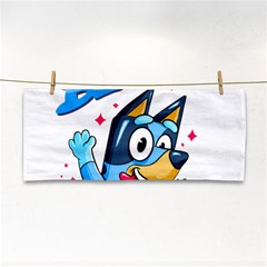 Super Bluey Hand Towel by avitendut