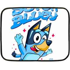 Super Bluey Two Sides Fleece Blanket (mini)