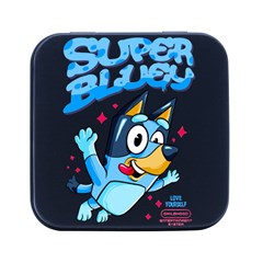 Super Bluey Square Metal Box (black) by avitendut