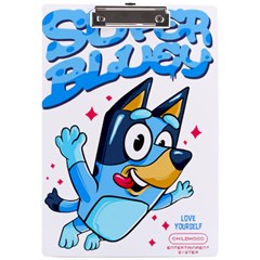 Super Bluey A4 Acrylic Clipboard by avitendut