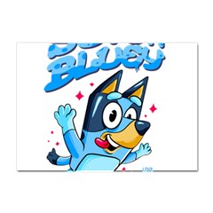 Super Bluey Crystal Sticker (a4)