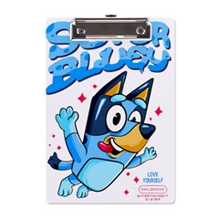 Super Bluey A5 Acrylic Clipboard by avitendut