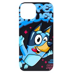 Super Bluey Iphone 14 Black Uv Print Case