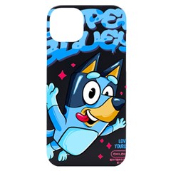 Super Bluey Iphone 14 Plus Black Uv Print Case