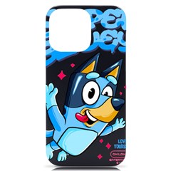 Super Bluey Iphone 14 Pro Max Black Uv Print Case by avitendut