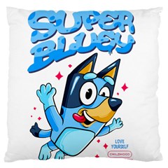 Super Bluey 16  Baby Flannel Cushion Case (two Sides)