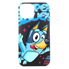 Super Bluey Iphone 15 Black Uv Print Pc Hardshell Case