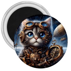 Maine Coon Explorer 3  Magnets by CKArtCreations