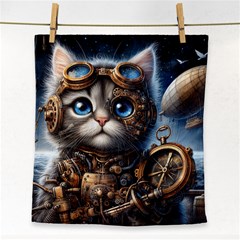 Maine Coon Explorer Face Towel by CKArtCreations