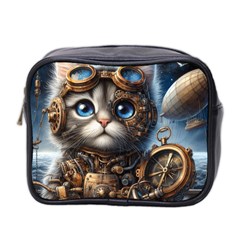 Maine Coon Explorer Mini Toiletries Bag (two Sides) by CKArtCreations