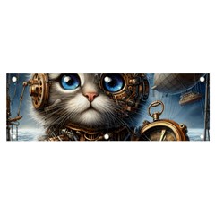 Maine Coon Explorer Banner And Sign 6  X 2  by CKArtCreations