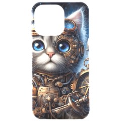 Maine Coon Explorer Iphone 15 Pro Max Black Uv Print Pc Hardshell Case by CKArtCreations