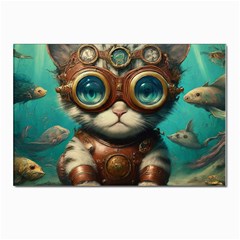 Underwater Explorer Postcards 5  X 7  (pkg Of 10) by CKArtCreations