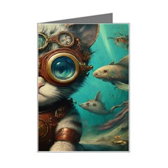 Underwater Explorer Mini Greeting Card by CKArtCreations