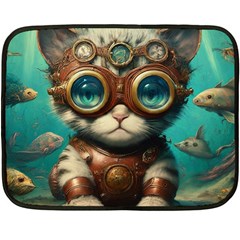 Underwater Explorer Fleece Blanket (mini) by CKArtCreations