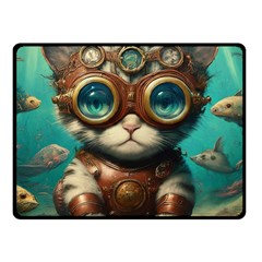 Underwater Explorer Fleece Blanket (small) by CKArtCreations