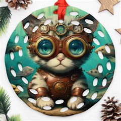 Underwater Explorer Ornament (round Filigree)