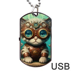 Underwater Explorer Dog Tag Usb Flash (two Sides) by CKArtCreations