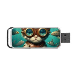 Underwater Explorer Portable Usb Flash (one Side) by CKArtCreations