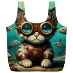 Underwater Explorer Full Print Recycle Bag (XL) Front