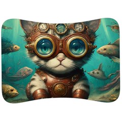 Underwater Explorer Velour Seat Head Rest Cushion by CKArtCreations