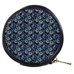 Blue Flowers 001 Mini Makeup Bag by DinkovaArt