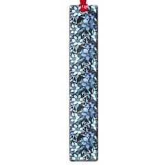 Blue Flowers 001 Large Book Marks by DinkovaArt