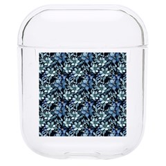 Blue Flowers 001 Hard Pc Airpods 1/2 Case by DinkovaArt