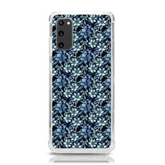 Blue Flowers 001 Samsung Galaxy S20 6 2 Inch Tpu Uv Case by DinkovaArt